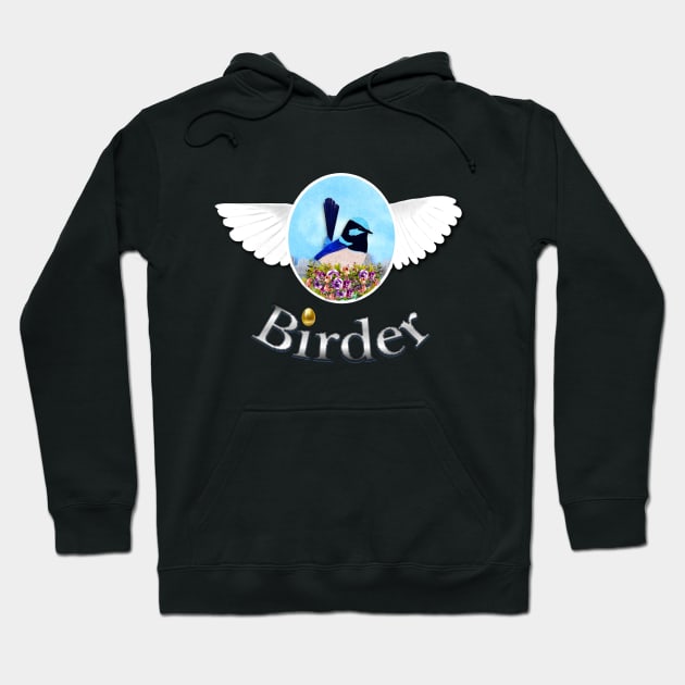 Birder. Bird Lover Hoodie by KC Morcom aka KCM Gems n Bling aka KCM Inspirations
